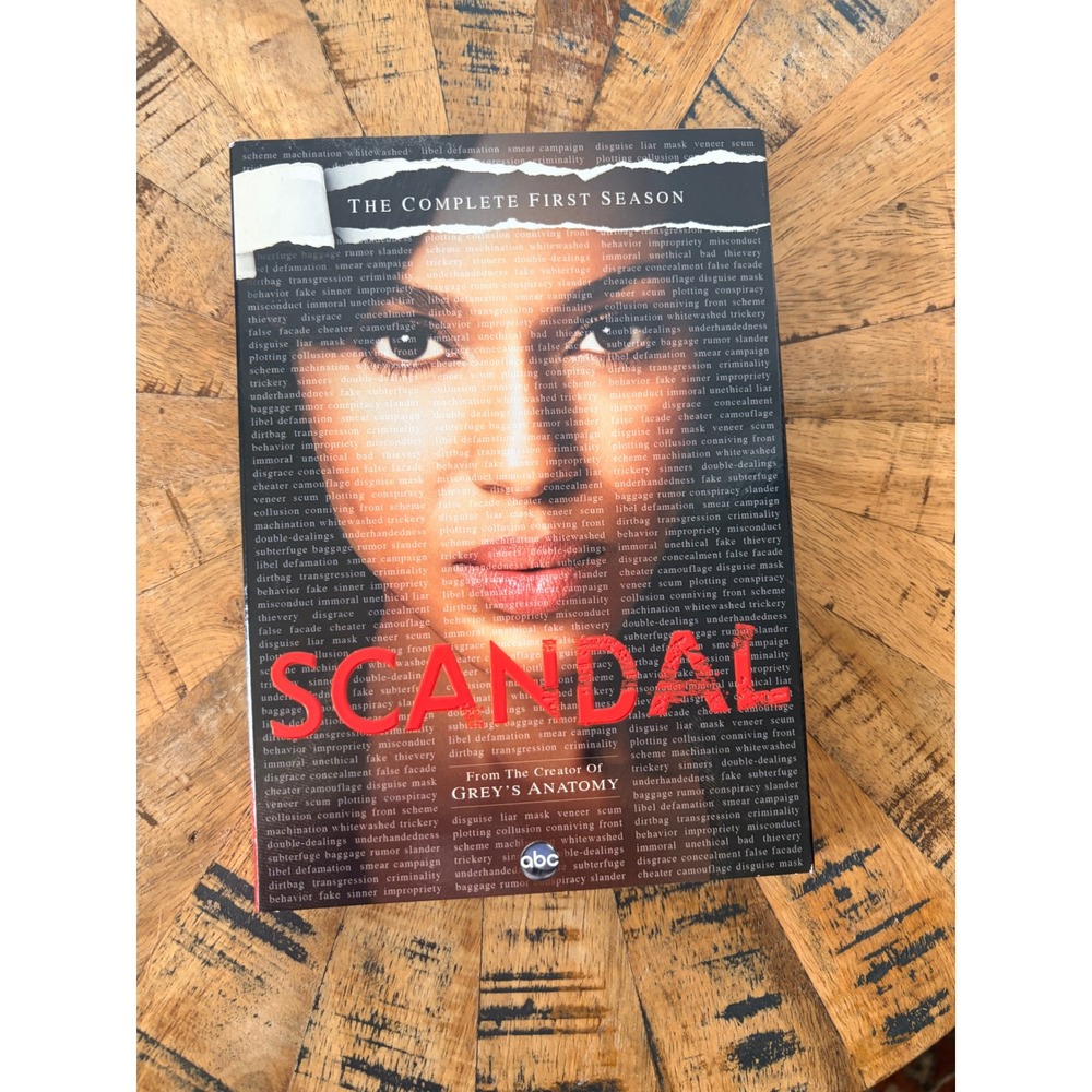Scandal The Complete First Season‎ DVD ABC Studios Kerry Washington New Sealed